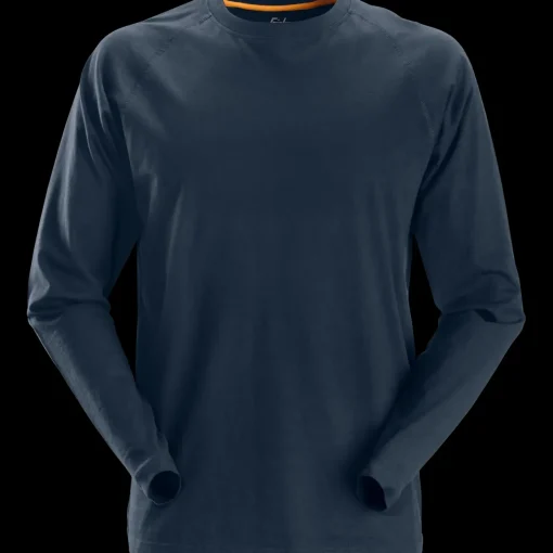 Snickers Allroundwork t-shirt langærmet navy str. M
