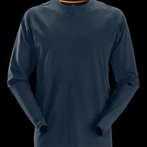 Snickers Allroundwork t-shirt langærmet navy str. M