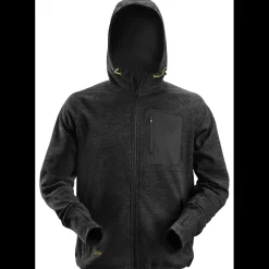 Snickers FlexiWork hættetrøje i fleece sort str. M