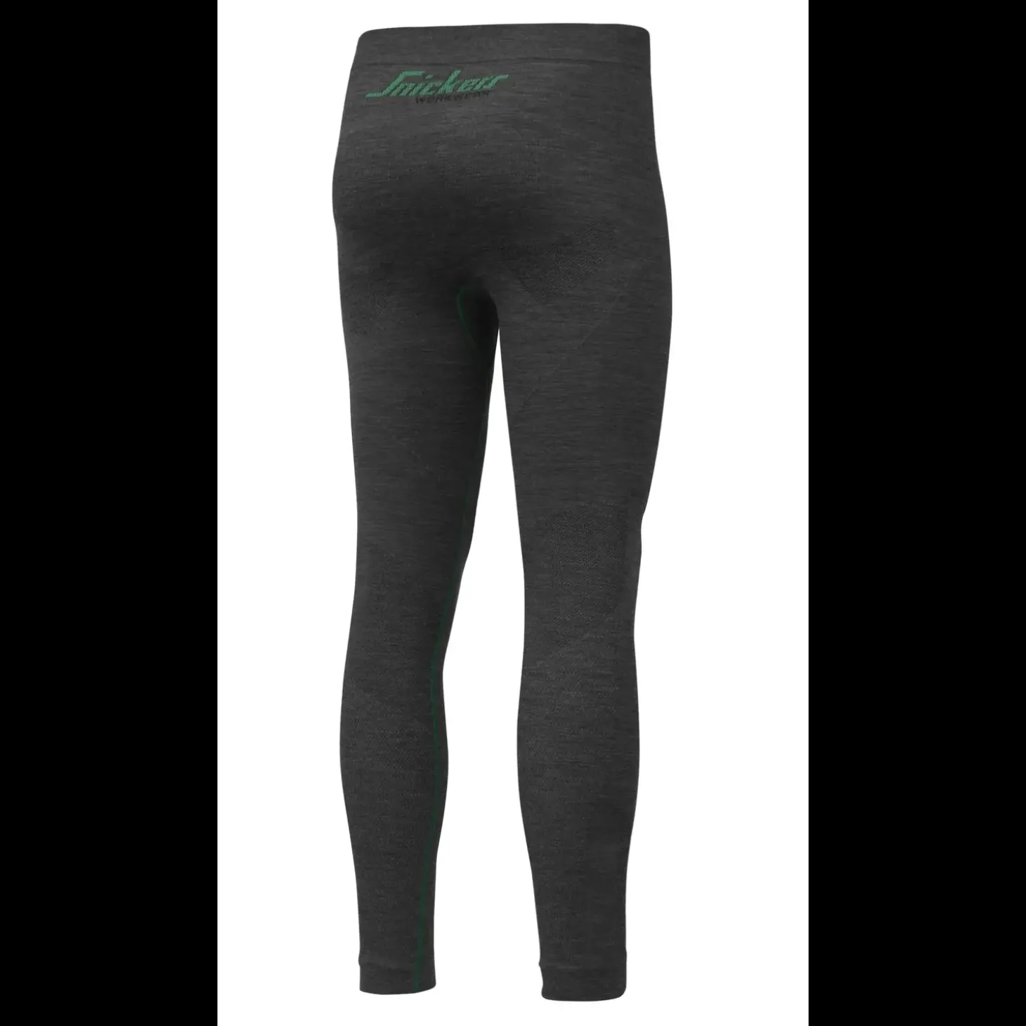 Snickers Flexiwork underbukser lange uld sømløs mørk gråmeleret str. 2XL