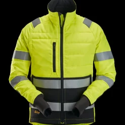 Snickers hi-vis letvatteret jakke gul/sort str. 2XL