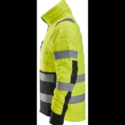 Snickers hi-vis letvatteret jakke gul/sort str. 2XL