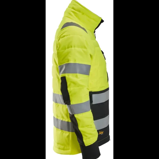 Snickers hi-vis letvatteret jakke gul/sort str. 2XL