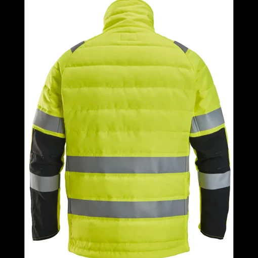 Snickers hi-vis letvatteret jakke gul/sort str. 2XL
