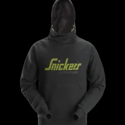 Snickers Logo hættetrøje sort str. XL