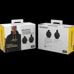 Snickers workpack pilejakke + hættetrøje sort 3XL