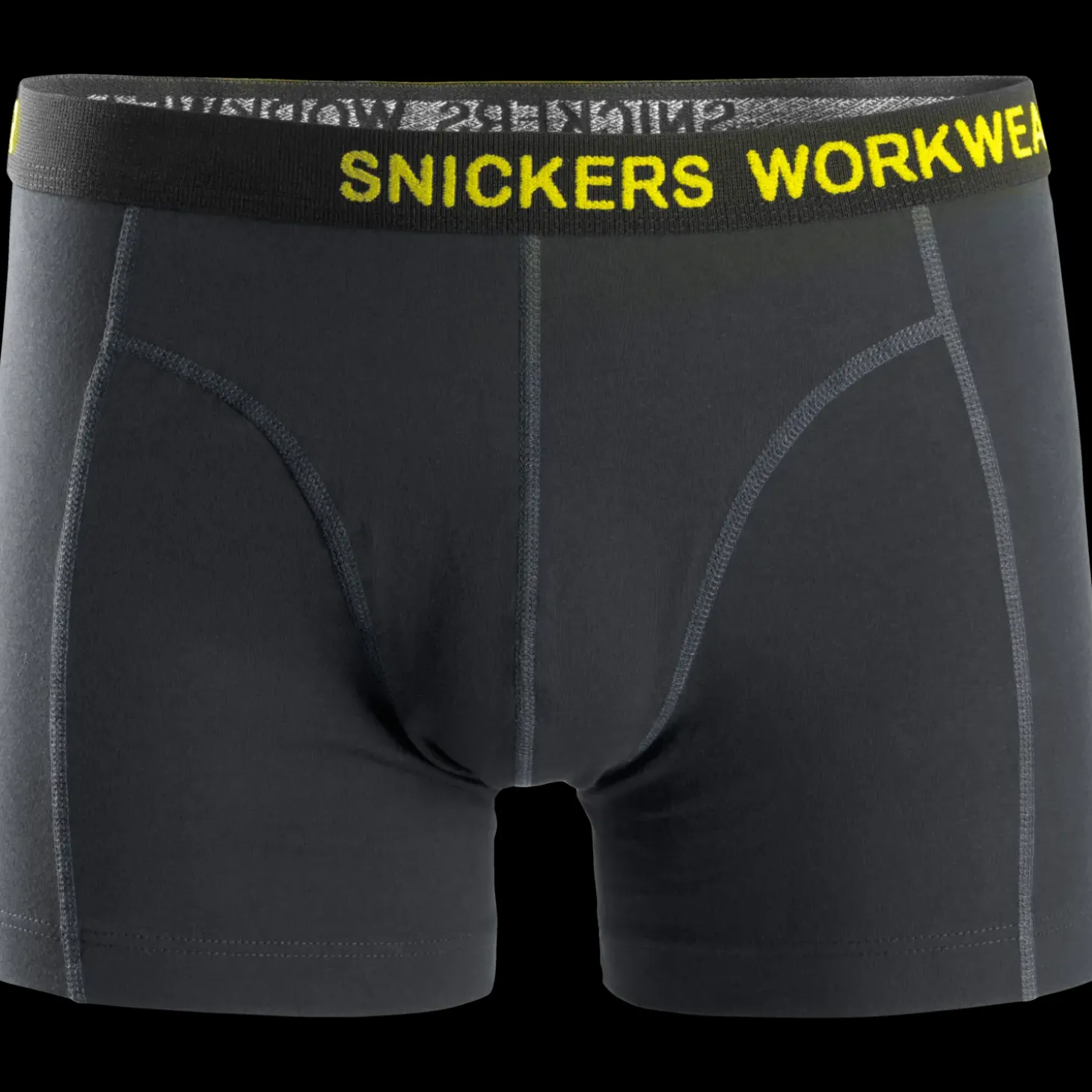 Snickers Workwear boxershorts 2-pak sort/koksgrå str. M