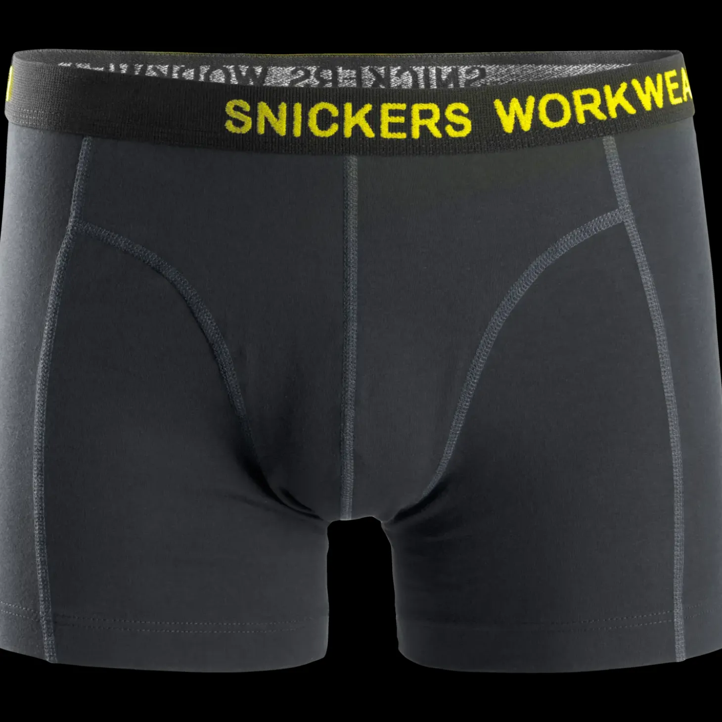 Snickers Workwear boxershorts 2-pak sort/koksgrå str. M