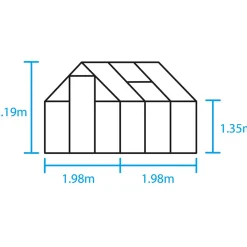 Sokkel til Halls Qube 66 3,9 m²