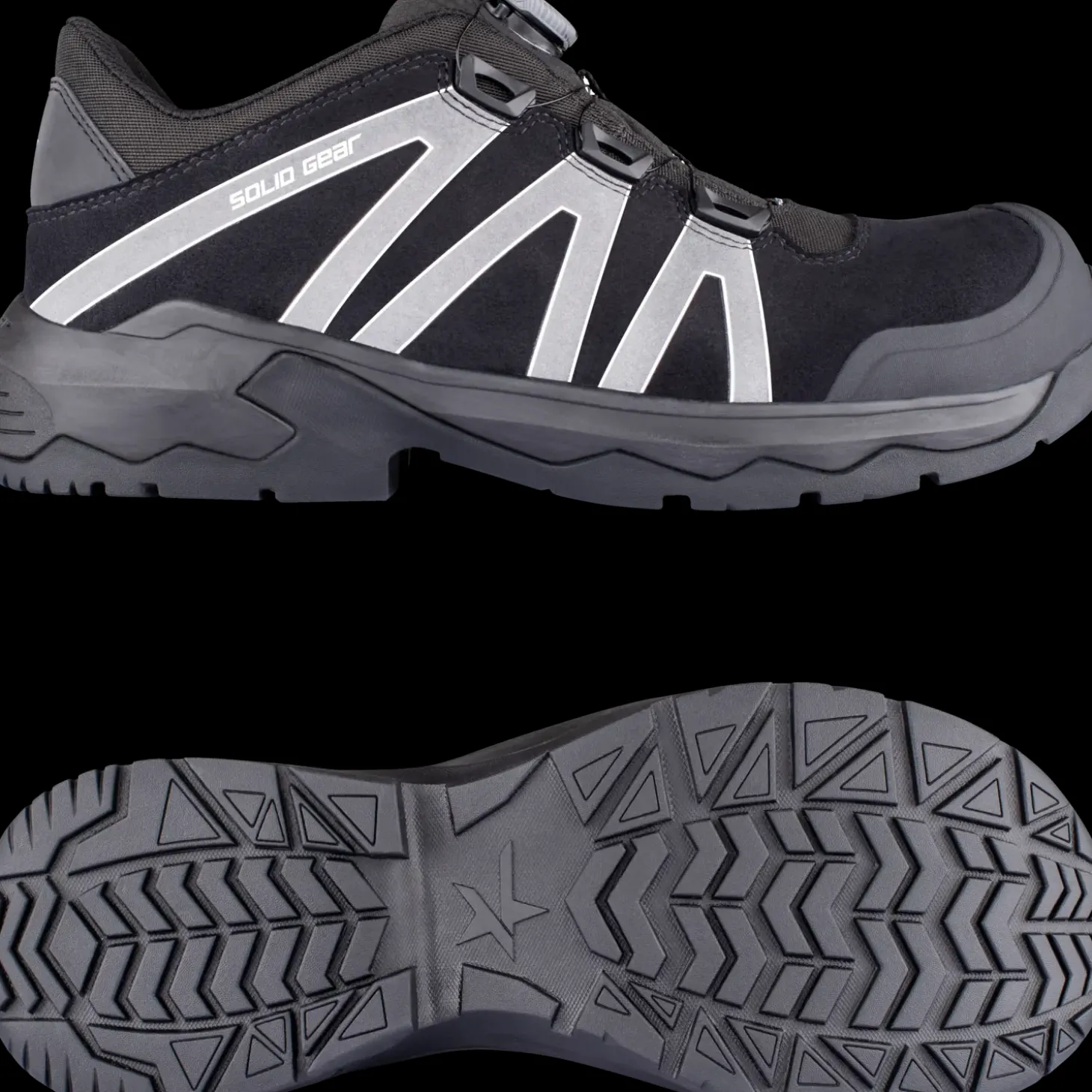 Solid Gear Onyx Low sikkerhedssko sort/grå str.45