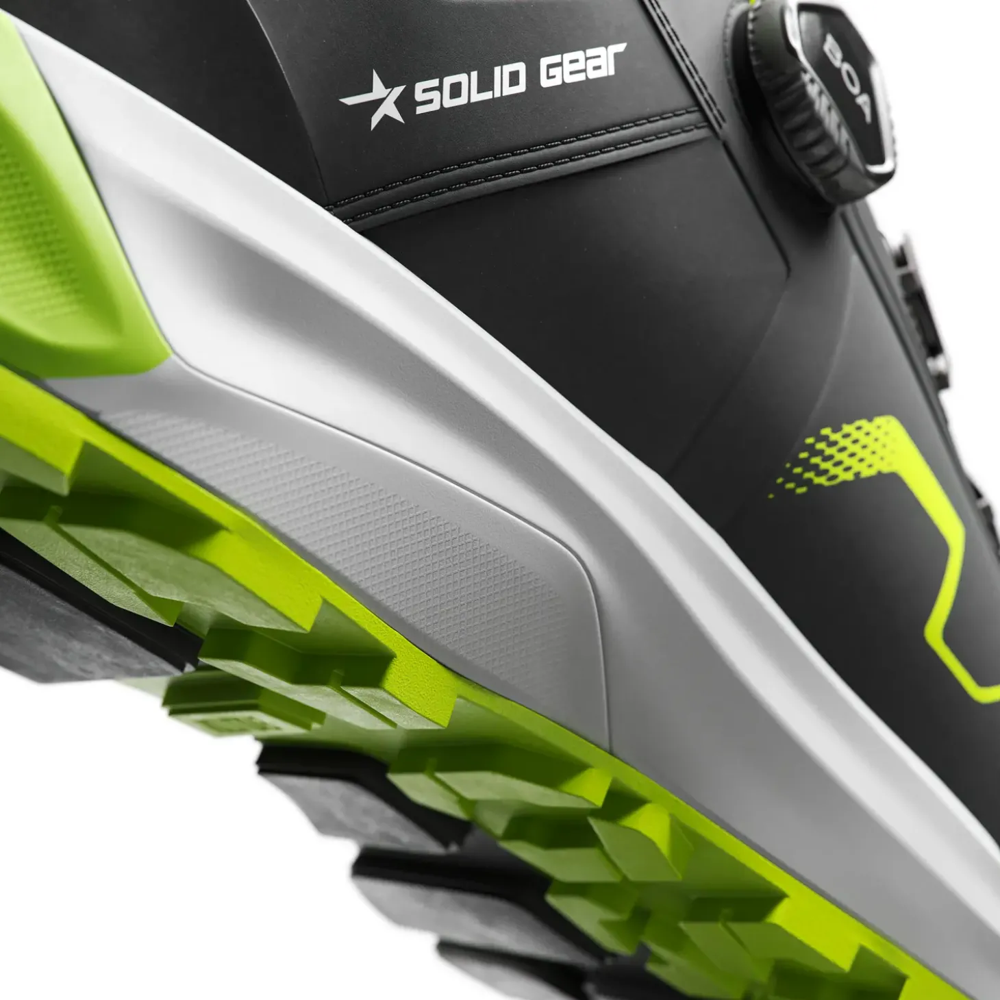 Solid Gear Sonar sikkerhedssko sort/grøn str. 41