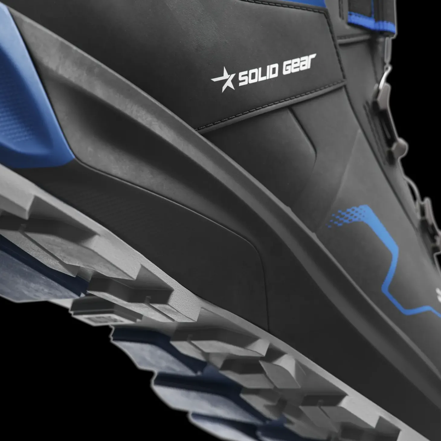 Solid Gear Sonar sikkerhedsstøvlet blå str. 42