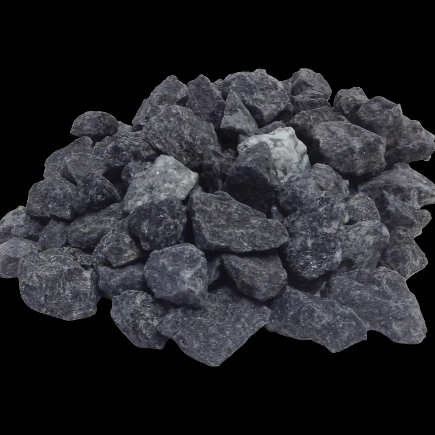 Sorte granitskærver 11/16 mm BigBag á 500 kg