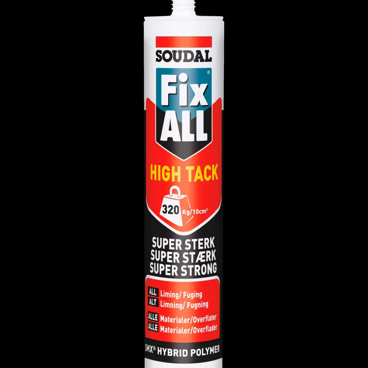 Soudal Montagelim Fix All High Tack hvid 290 ml