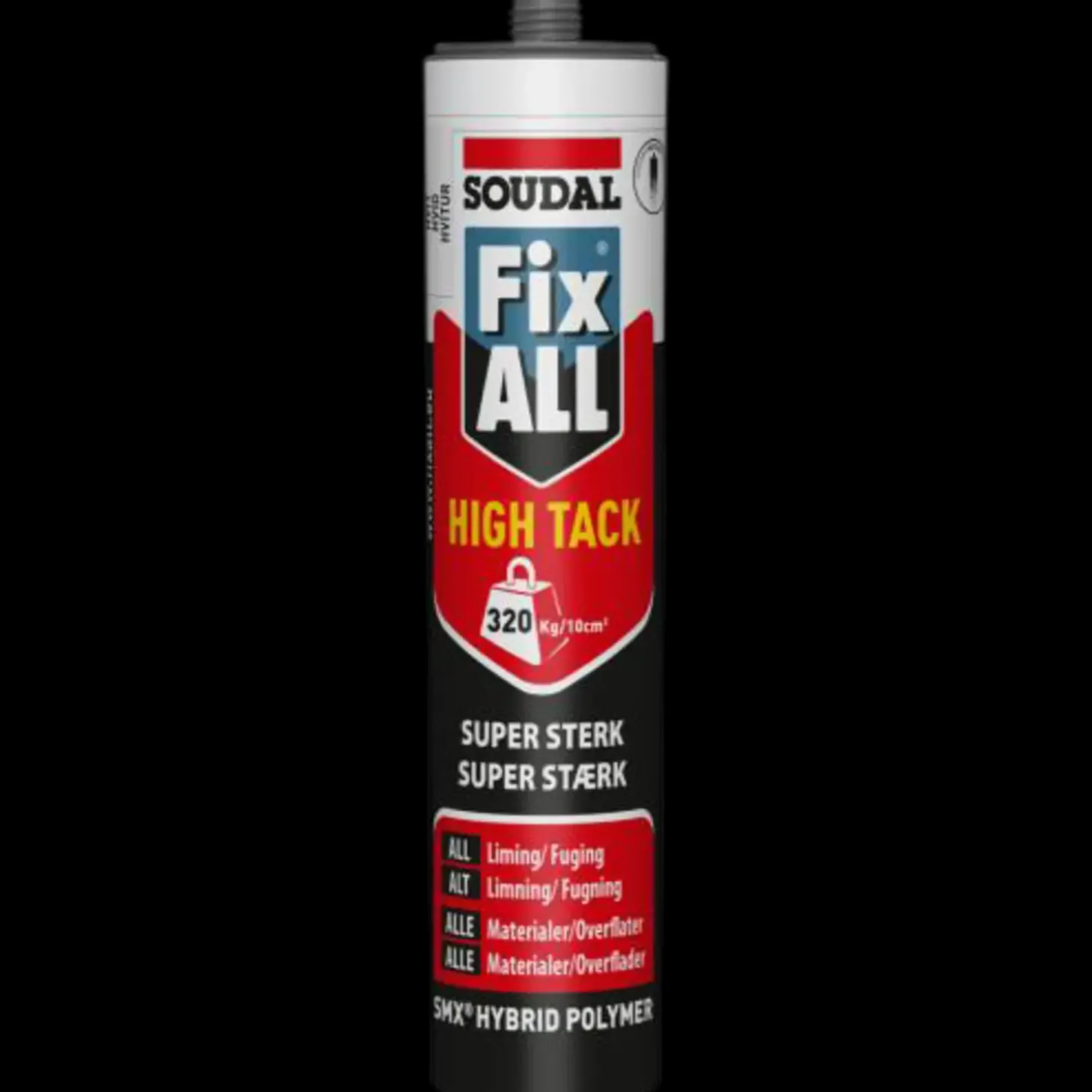 Soudal Montagelim Fix All High Tack hvid 290 ml