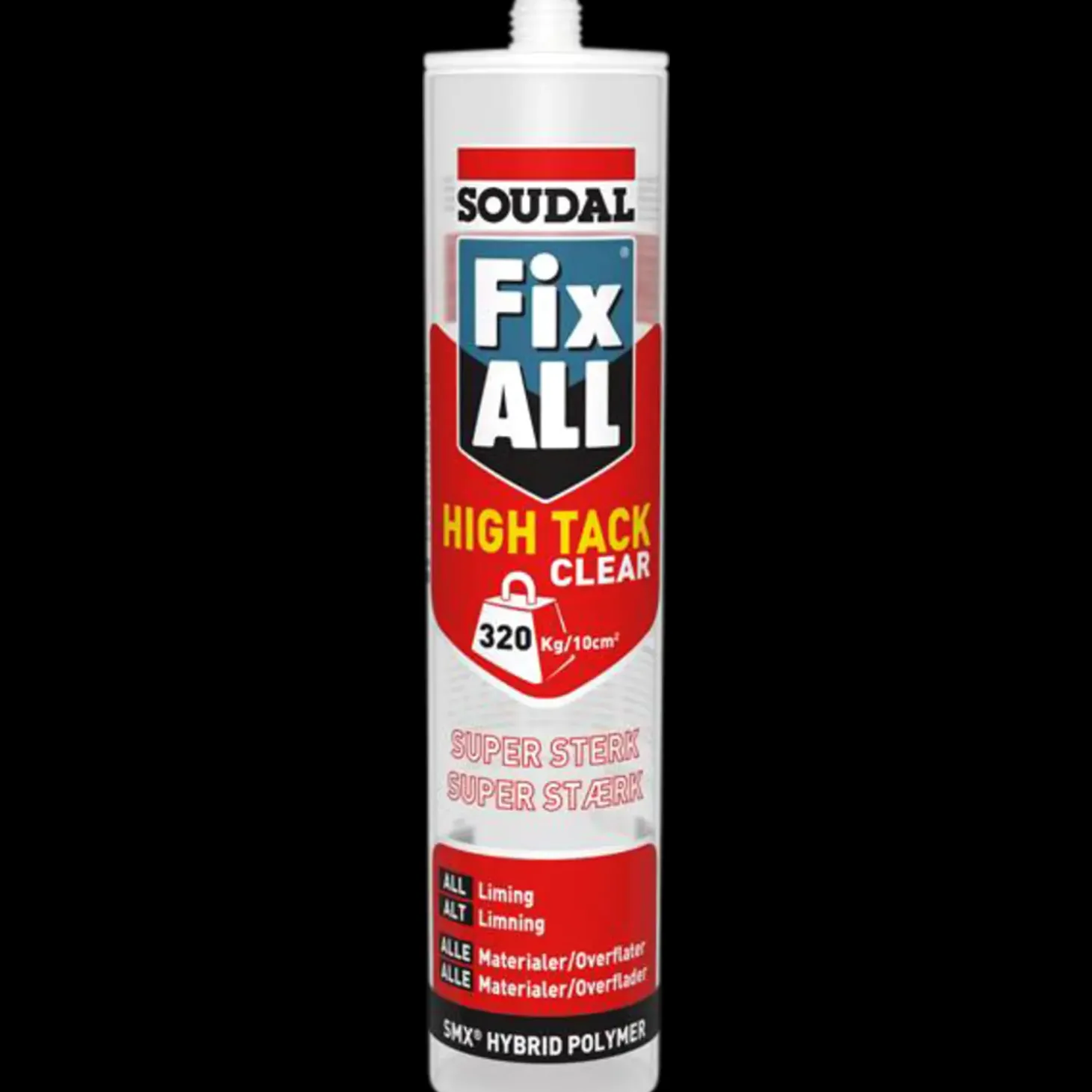 Soudal Montagelim Fix All High Tack hvid 290 ml