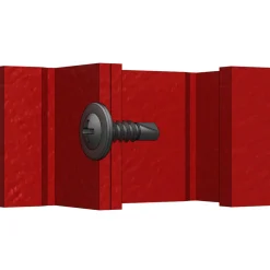 Spit P-Screw profilsamleskrue t/2,5 stål 4,2x13 mm PH2 elforz. sort 1000 stk
