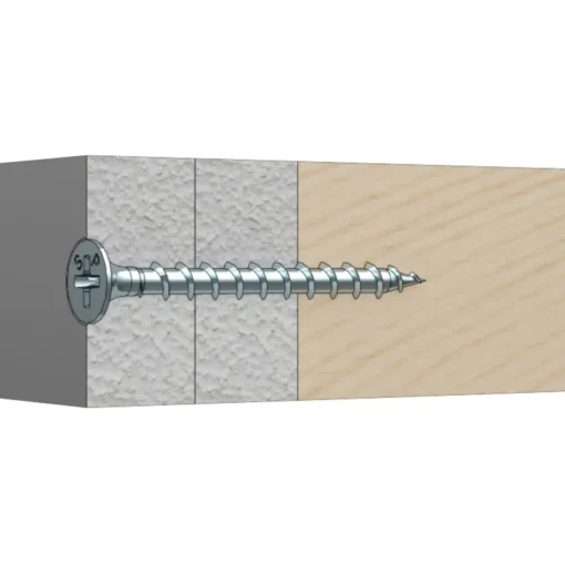 Spit P-Screw W gipsskrue t/træ 3,9x32 mm TH PH2 elforzink. 1000 stk.