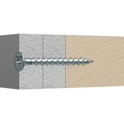 Spit P-Screw W gipsskrue t/træ på bånd 3,9x32 mm TH PH2 elforzink. 1000 stk.
