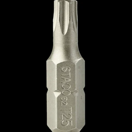 STACO 1/4" bits rustfri stål TX25 6 stk