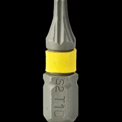 Staco 1/4" TX10 bit gul 25 mm 30 stk.
