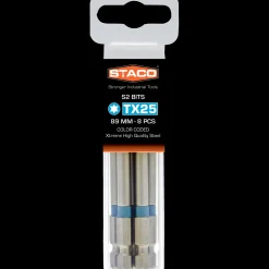 STACO bit TX25 89 mm farvekode blå 8 stk