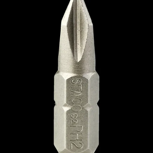 STACO bits 1/4"x25 mm PH2 2 stk