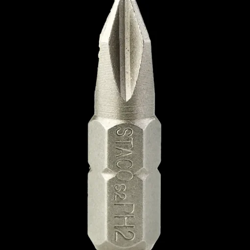 STACO bits 1/4"x25 mm PH2 2 stk