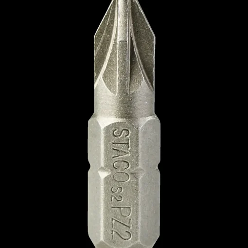 STACO bits 1/4"x25 mm PZ2 2 stk