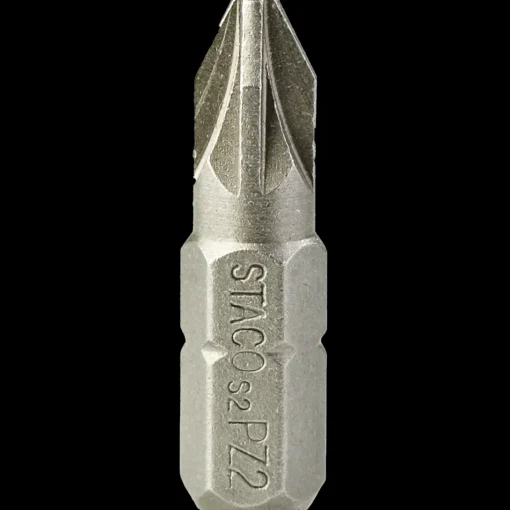 STACO bits 1/4"x25 mm PZ2 2 stk