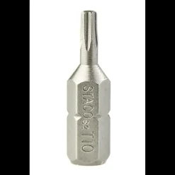 STACO bits 1/4"x25 mm TX 10 rustfri 2 stk