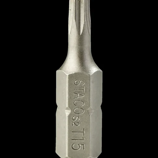 STACO bits 1/4"x25 mm TX15 2 stk