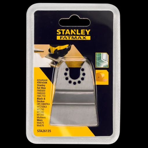 Stanley Bimetal fast skrabeblad til multicutter 52x26 mm