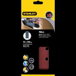 Stanley White Alox K40 slibeark 93x230 mm 5 stk