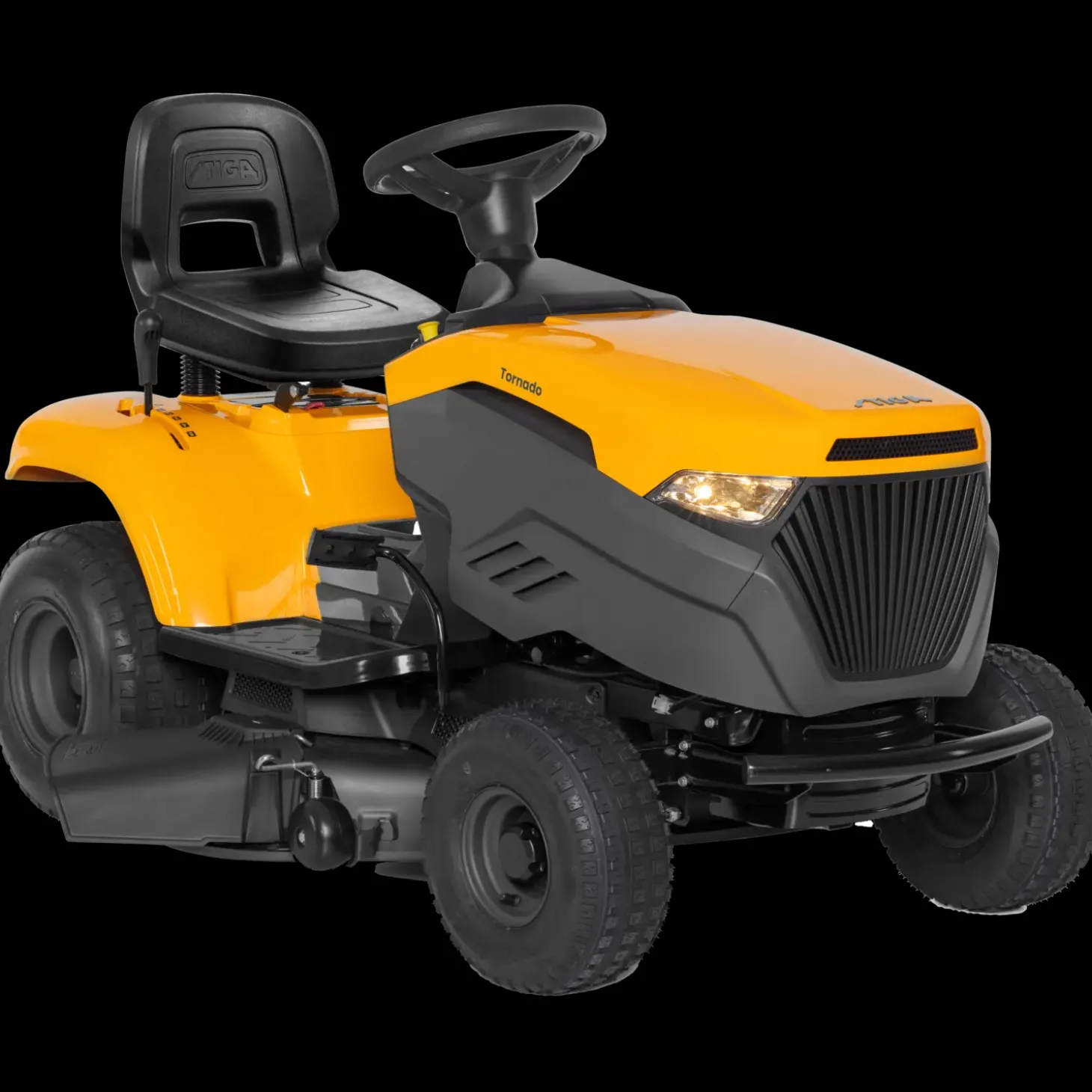 Stiga 398M Tornado havetraktor med manuelt gear