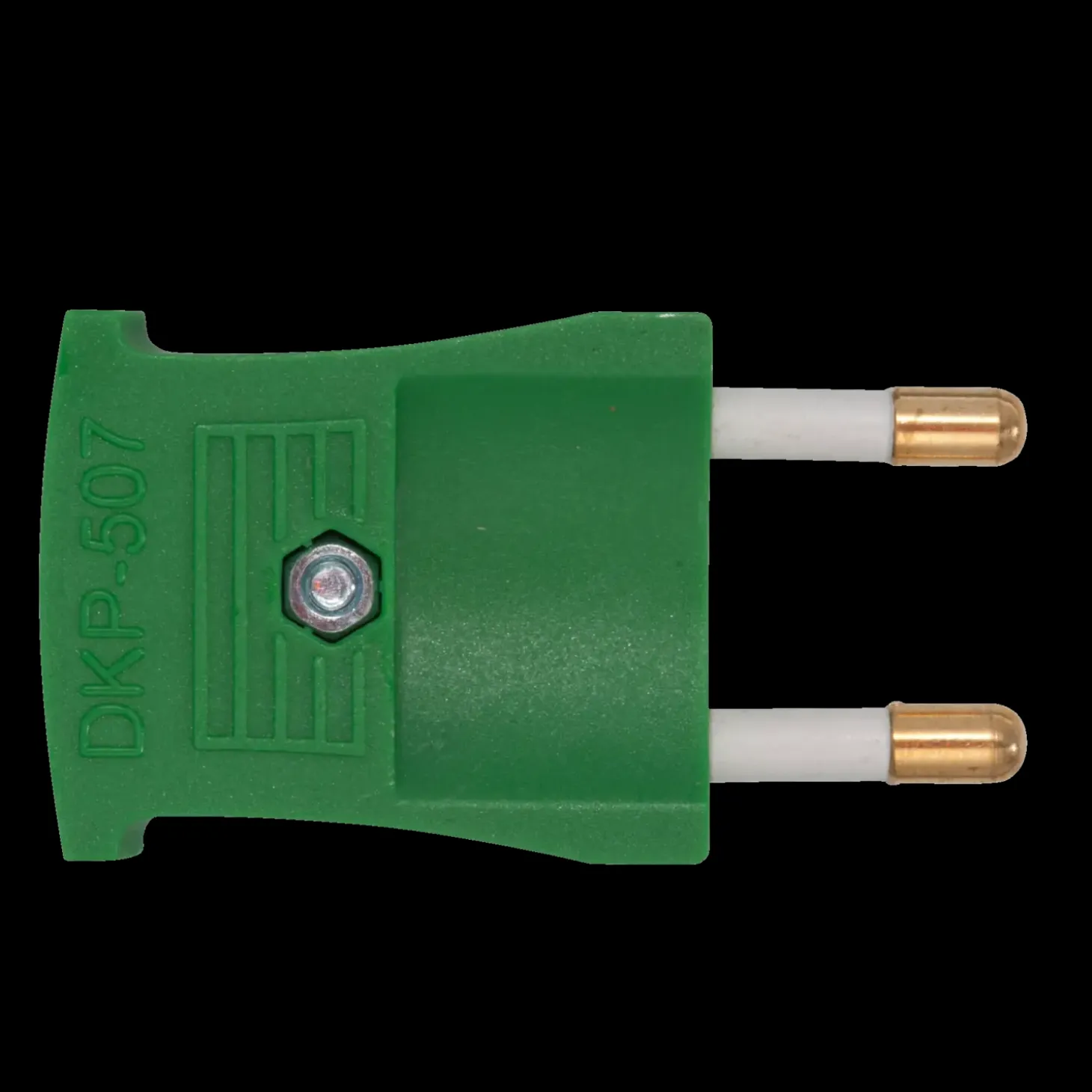 Stikprop flad 250V grøn