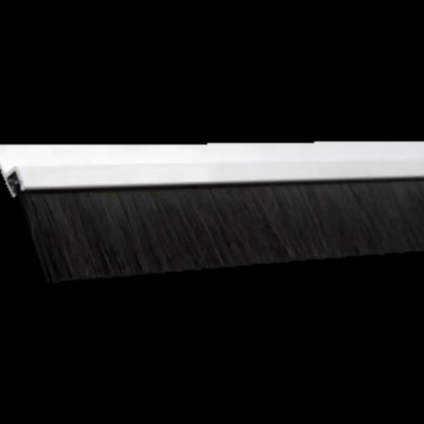 Svalk børstetætningsliste H-form 15 mm x 1 m hvid