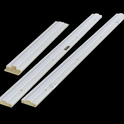 Swedoor 128 mm +Flex Karm 886x2089 u/bund fyr Hvid m/tæt
