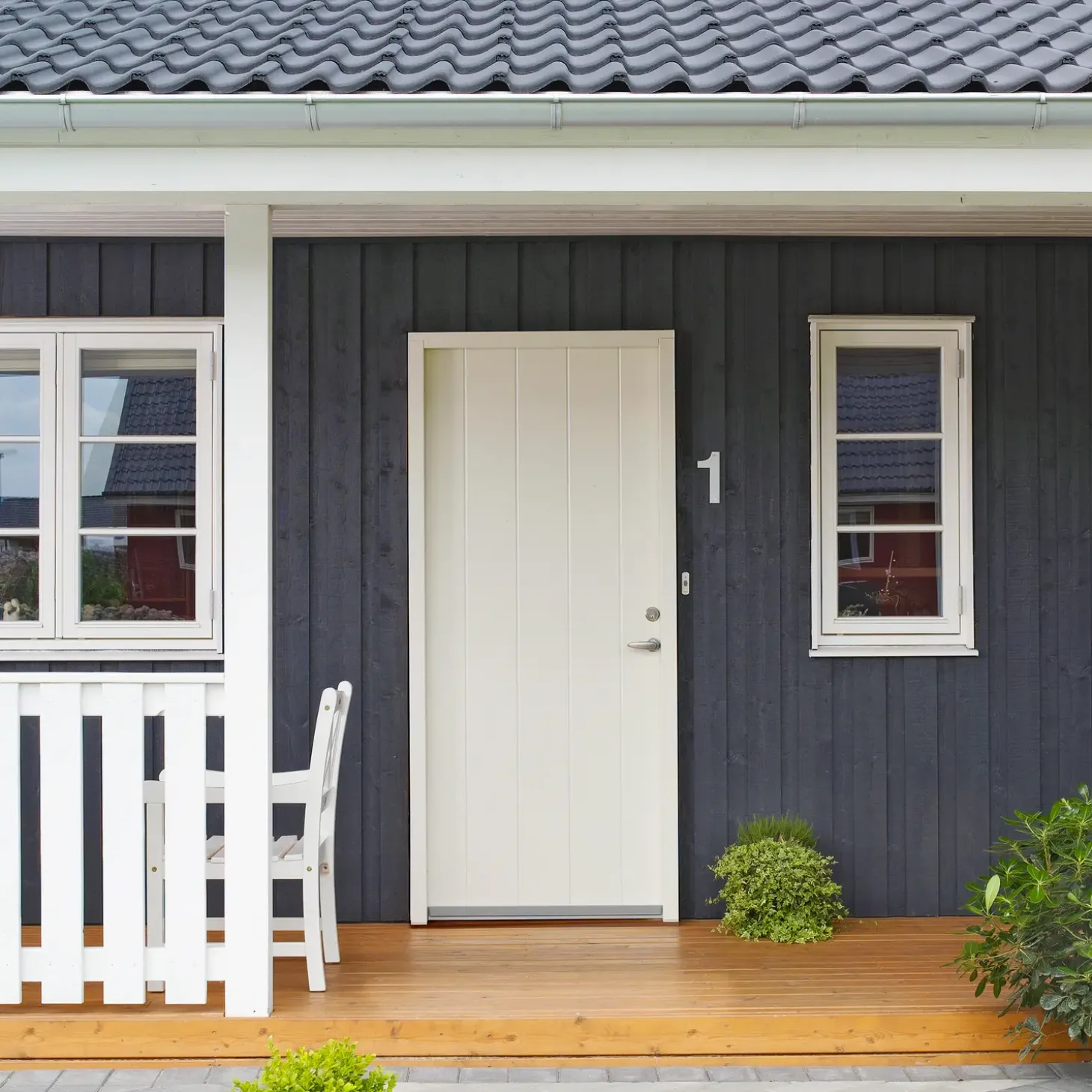 Swedoor P-100 hvid 60x948x2115 mm højrehængt