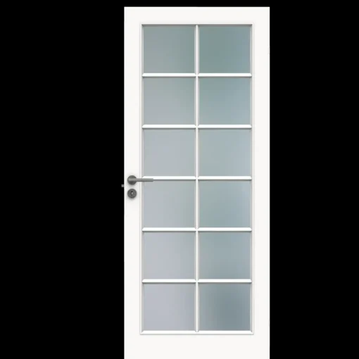 Swedoor sprossedør SP12 glas hvid 40x825x2040 mm