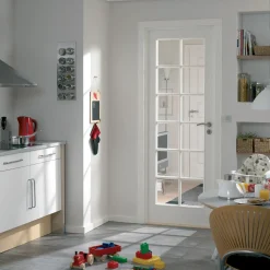 Swedoor sprossedør SP12 glas hvid 40x825x2040 mm