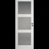 Swedoor Stable GW3 m/klar  glas hvid 40x825x2040 mm