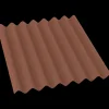 Swisspearl bølgeplade B6-S FK 1090x1180 mm teglrød