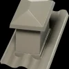 Swisspearl hætte B7 150x105 mm 15/45° teglrød