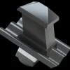 Swisspearl hætte til aftræksrør B6 150x150 mm 15/45° grå