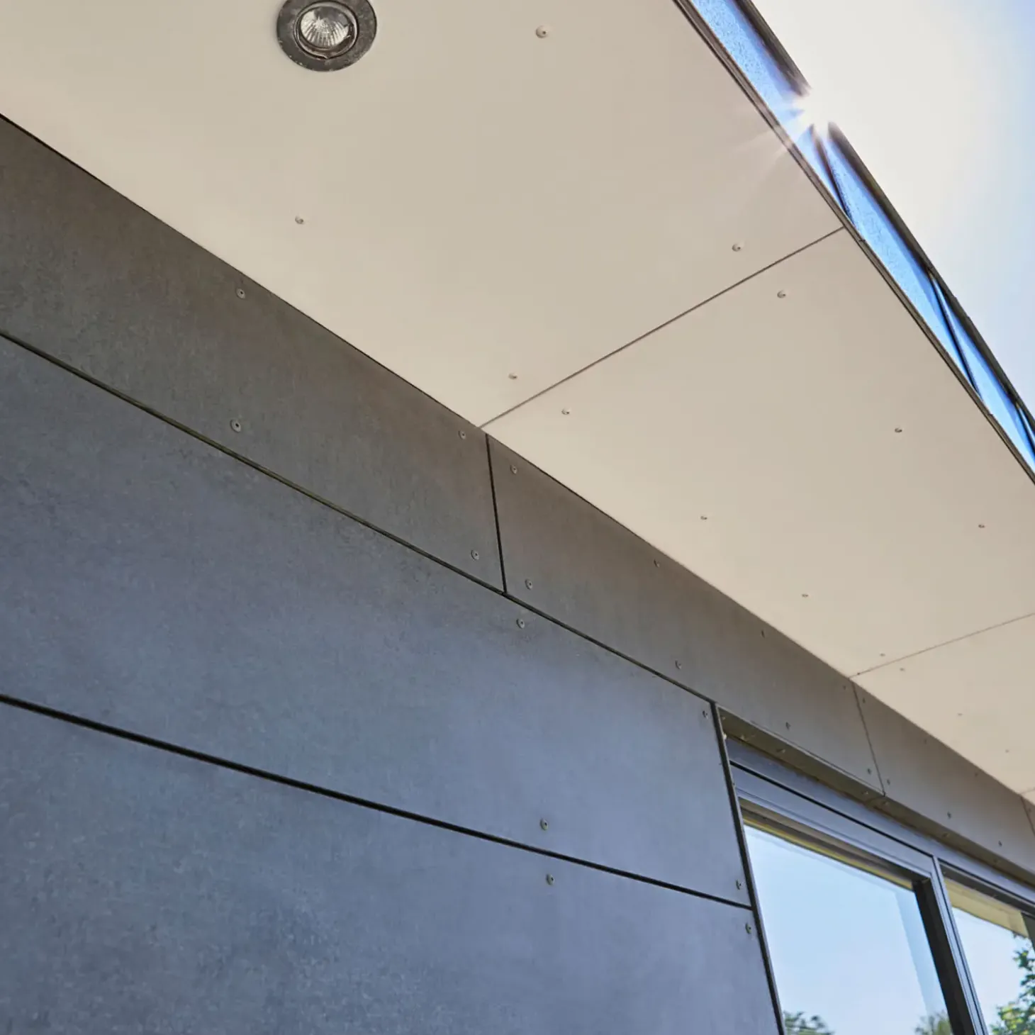 Swisspearl patina brædder P 070 flint, 150 x 2500 x 6 mm