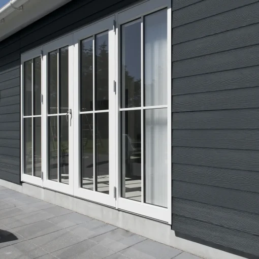 Swisspearl planke træstruktur sort CP 180C, 180x3600x8 mm
