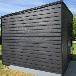 Swisspearl planke træstruktur sort CP 180C, 180x3600x8 mm