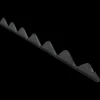 Swisspearl plastudhængsklods B5 u/ventilation 910x30 mm