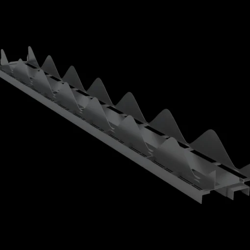 Swisspearl rygningselement B9-MAX 1053 mm sortblå
